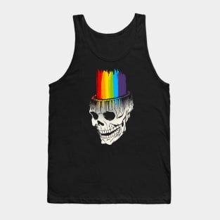 Skull Rainbow Tank Top